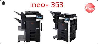 impressora cores ineo+ 353