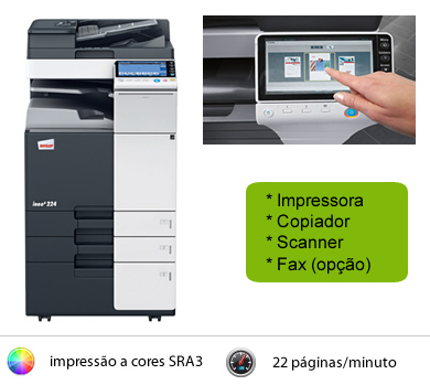 ineo+224 - mpressora multifuncional a cores da develop