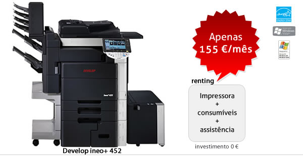 impressora multifuncional develop ineo+ 452